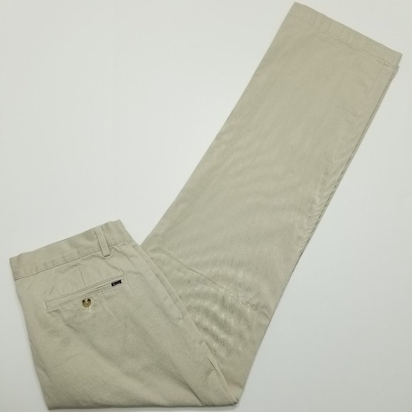 Polo Ralph Lauren Beige Chino Pants - Flat Front - - Picture 1 of 9